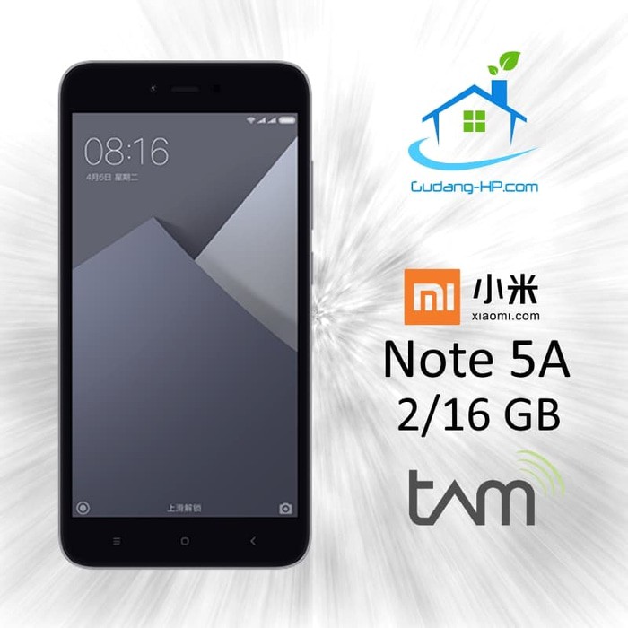 Xiaomi Redmi Note 5A 2/16Gb Grey Garansi Tam - Abu -Abu Tua