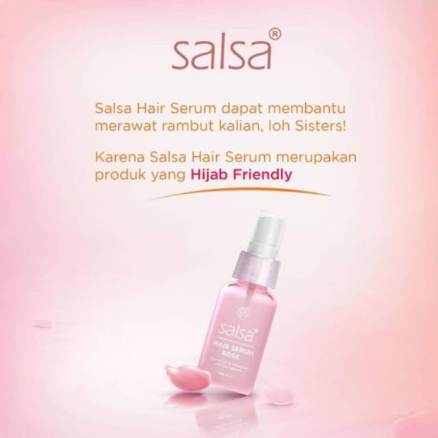 [SKINHOUSEID] SALSACOSMETICS HAIR SERUM SPRAY ROSE | PARFUME RAMBUT | PEWANGI RAMBUT | SERUM RAMBUT | BPOM