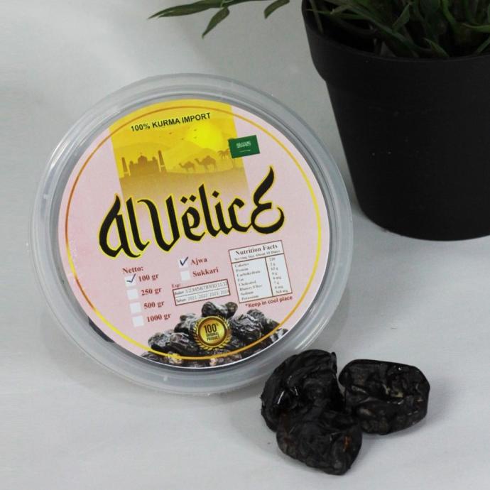 

Kurma Ajwa Al- Madinah Grade Premium Ajwa Premium Ajwa100 Gr Kurma Ajw 4_X0Ngl45_