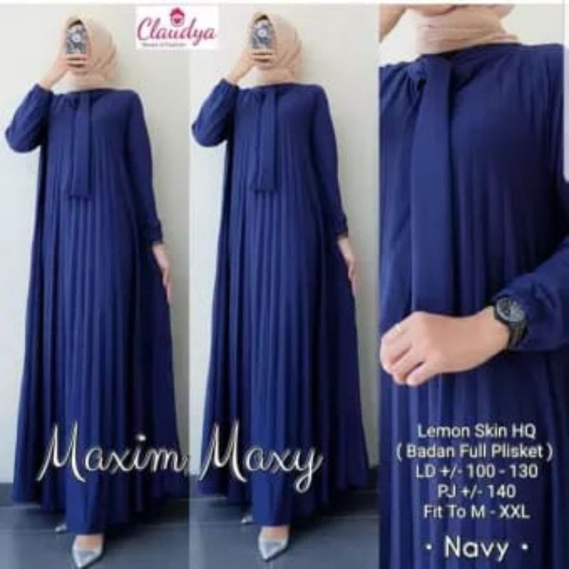 GAMIS PLISKET MAXY/GAMIS MUSLIMAH/Gamis clothes/GAMIS DASSY