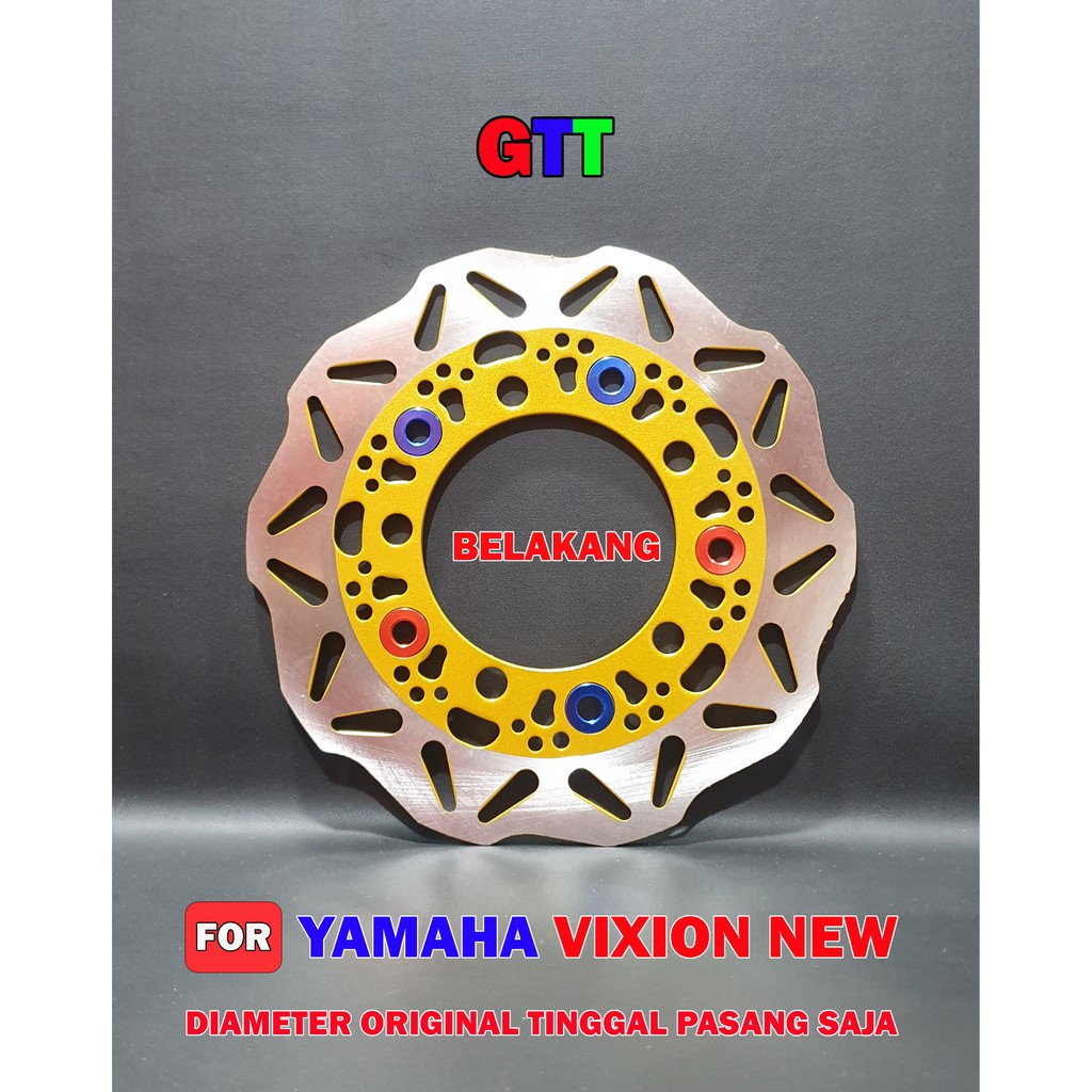 PIRINGAN CAKRAM BELAKANG SAJA YAMAHA VIXION NEW LUBANG BAUT 5.