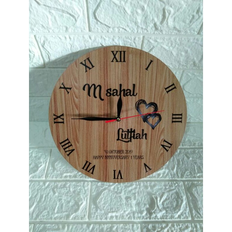 JAM DINDING VINTAGE UK 30X30