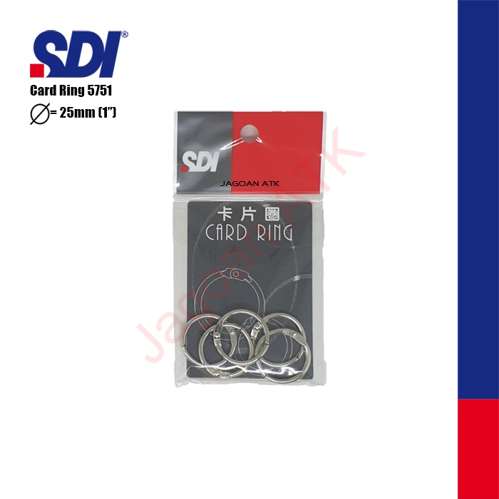 

Card Ring Stainless Steel 1" SDI 5751