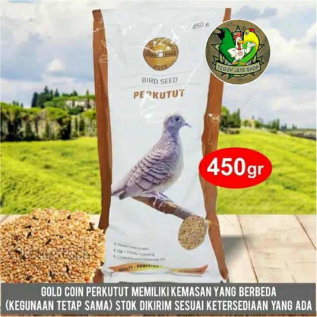 Gold Coin Pakan burung Perkutut