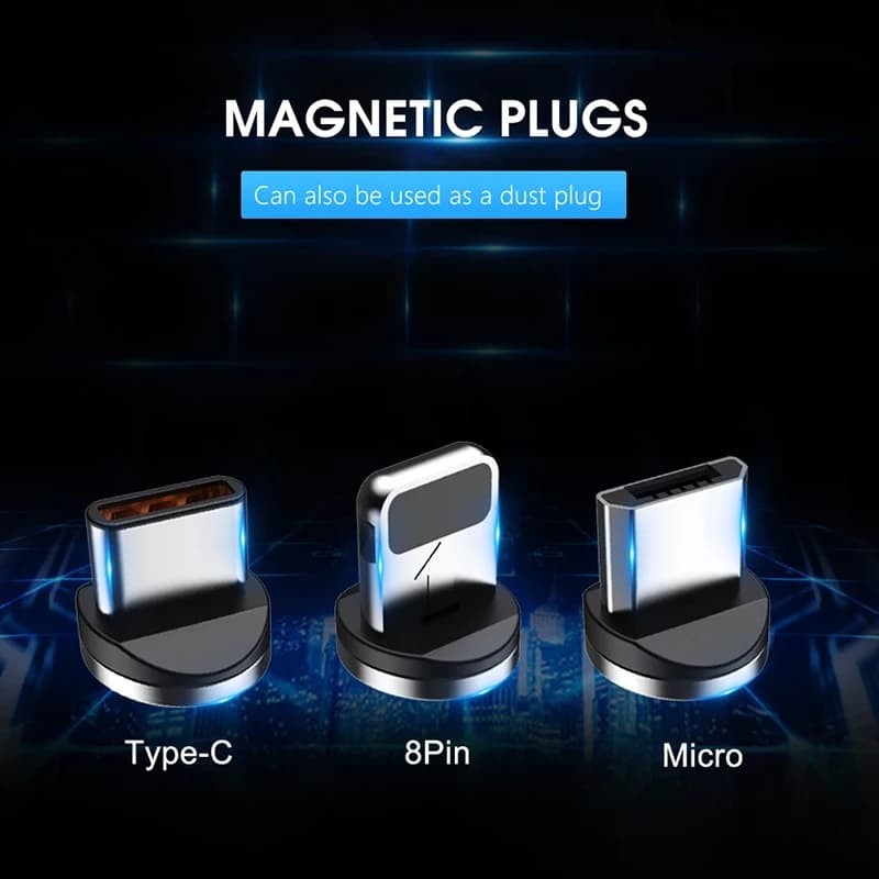 Multi 3 in 1 magnetic cable IPHONE - ANDROID MICRO - TYPE C