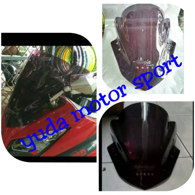 Visor ninja 250 fi kawasaki jenong windshield ninja 250 fi Kawasaki jenong