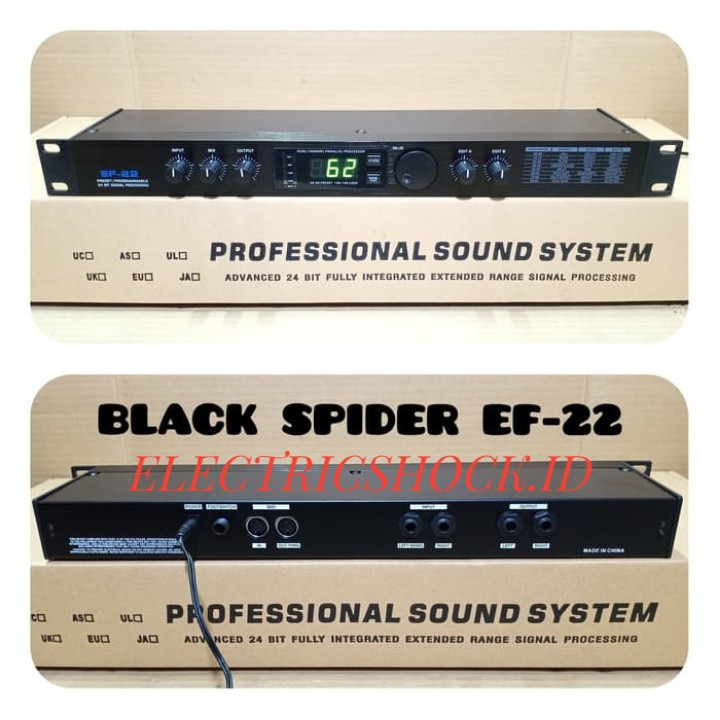 DSP SPECIALITY EFFECT PROCESSOR BLACK SPIDER PKP 10