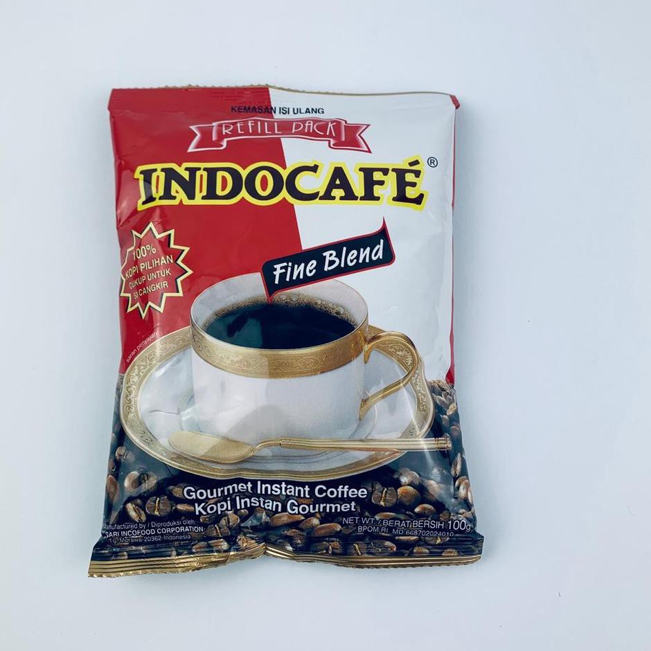 

DRF Indocafe fine blend /kopi instan gourmet / 100g 7BF (Harga Promo)
