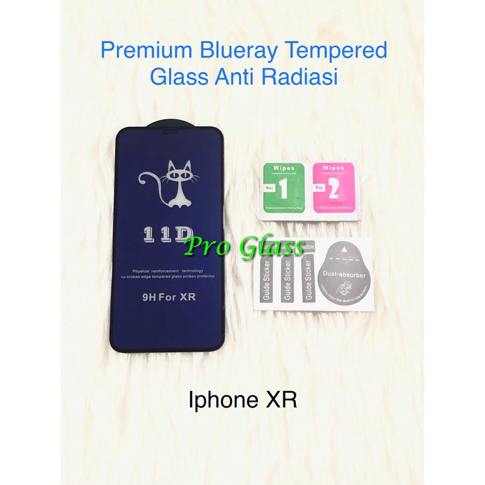 Iphone X / XS / XR / XS MAX Anti BlueRay / Blue Light Radiation Tempered Glass Blueray