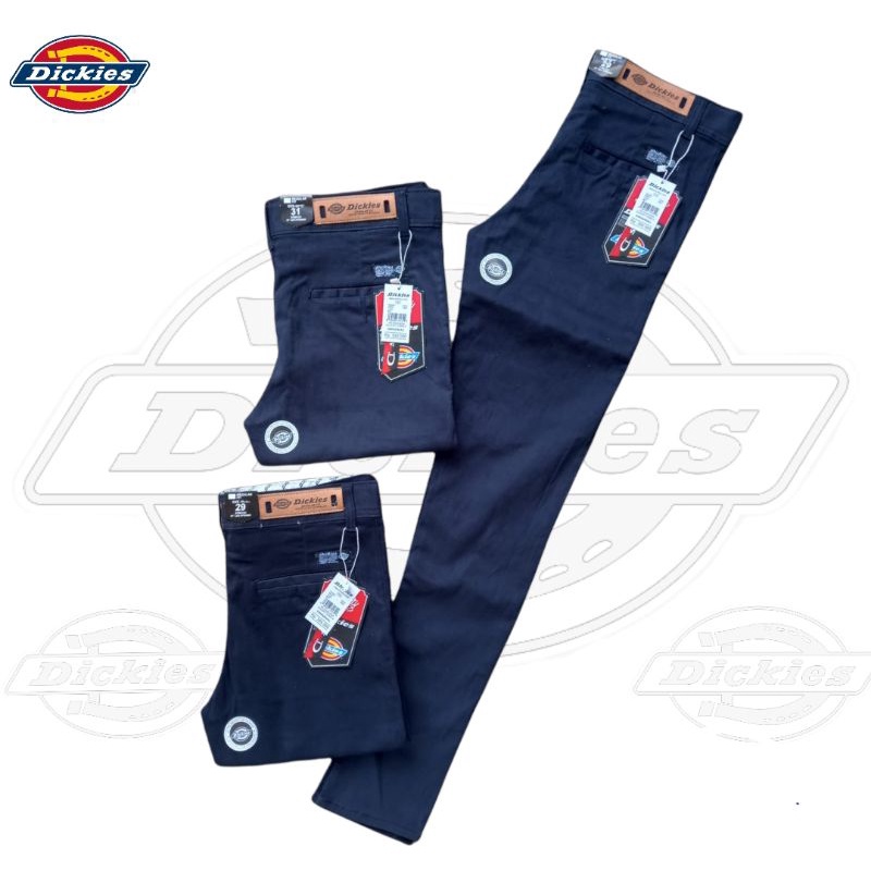 Celana Chino Panjang Navy Pria Distro Dickies Premium