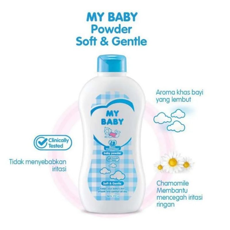 BEDAK MY BABY POWDER 150 GR + XTRA 38 GR