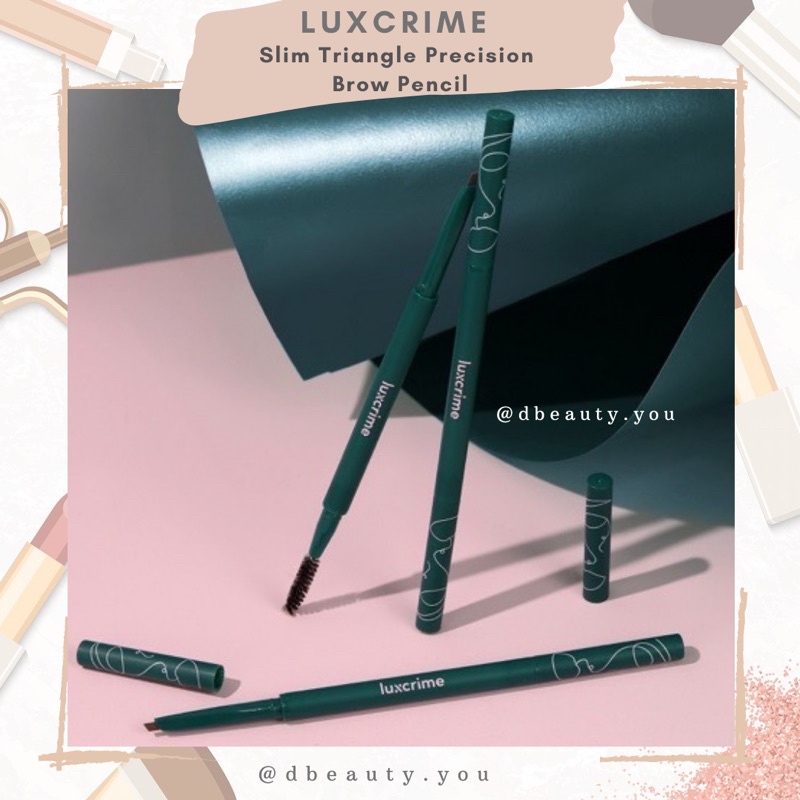 LUXCRIME - Slim Triangle Precision Brow Pencil / Pensil alis