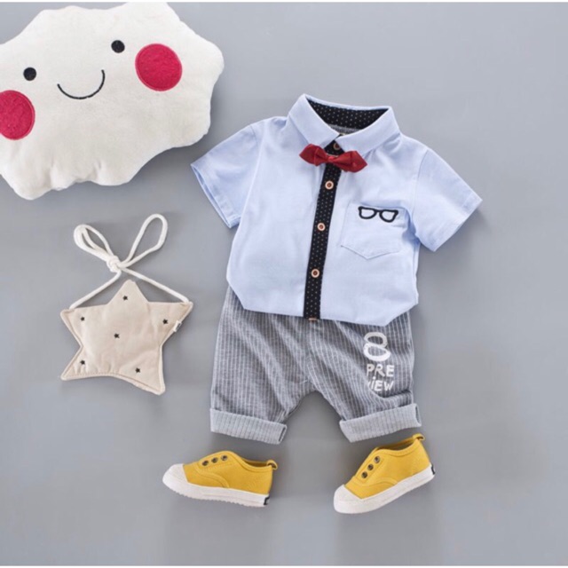 BAJU ANAK IMPORT - SETELAN KEMEJA ANAK IMPORT Kode B25