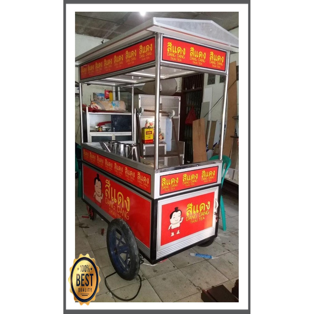 Promo Harga Murah   Sabqid Shop -  gerobak thai tea, gerobak stainless, gerobak alumunium, thai tea