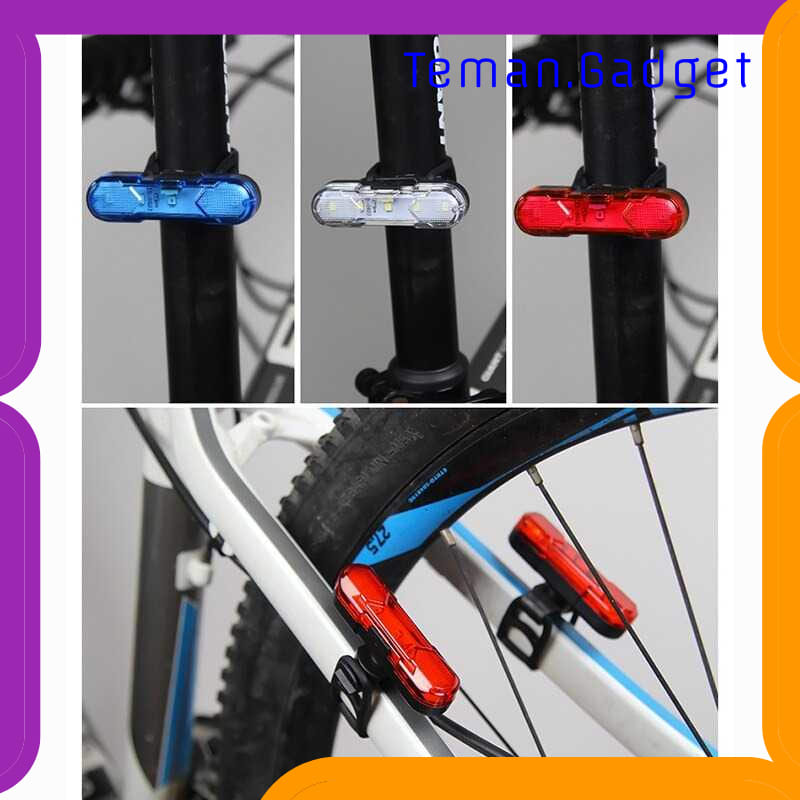 TG-IB614 ROBESBON LAMPU BELAKANG SEPEDA USB RECHARGE TAIL LIGHT - AS1010