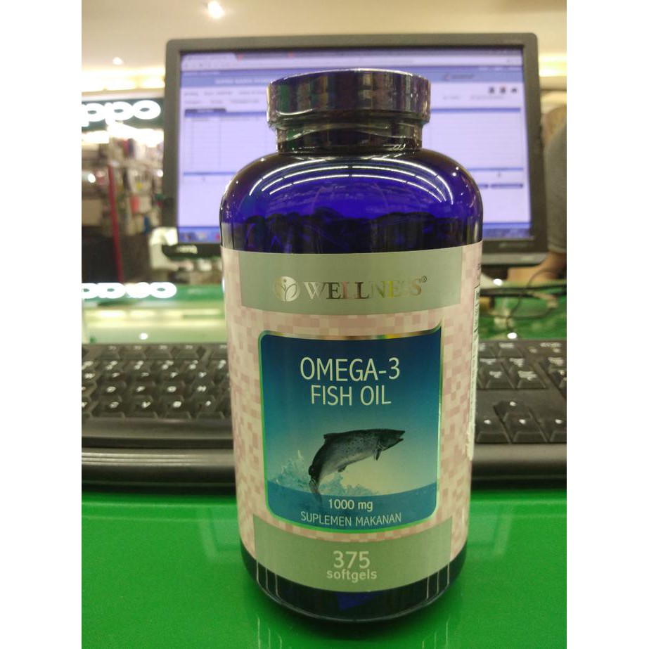 WELLNESS OMEGA 3 FISH OIL ISI 375 SOFTGELS TERLARIS