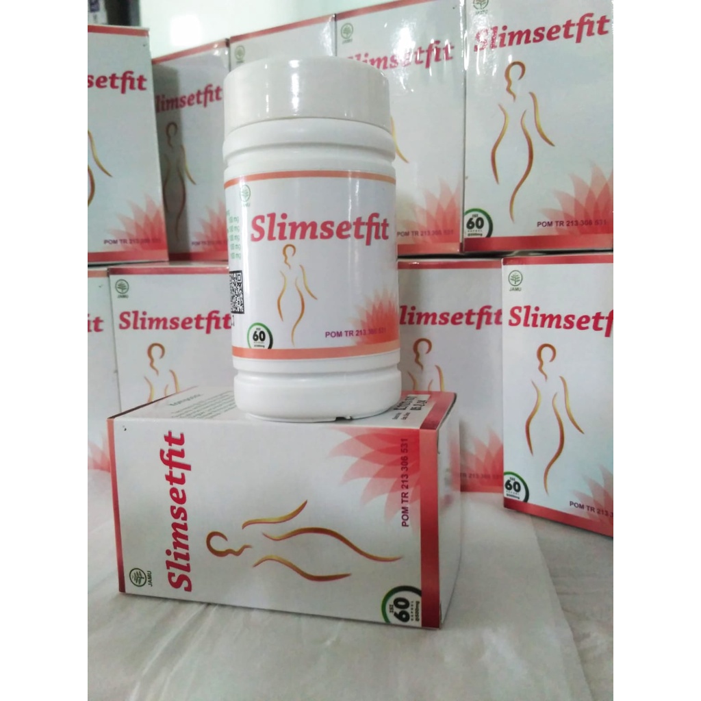 Kapsul Pelangsing Kapsul diet Detox Obat herbal untuk mengurangi lemak tubuh dengan Kapsul herbal Slimsetfit