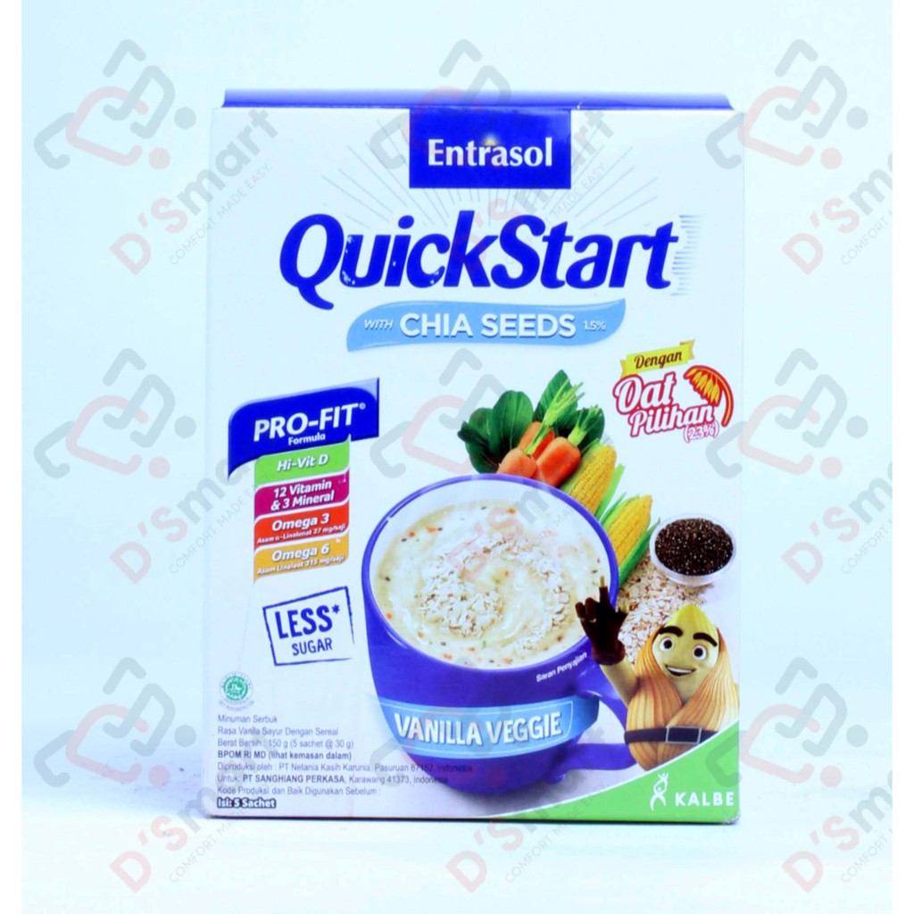 

Entrasol Quick Start Vanilla 30gr (Isi 5)
