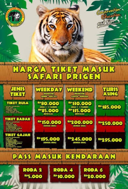 Harga Tiket Wisata Taman Safari Indonesia - Informasi Terlengkap 