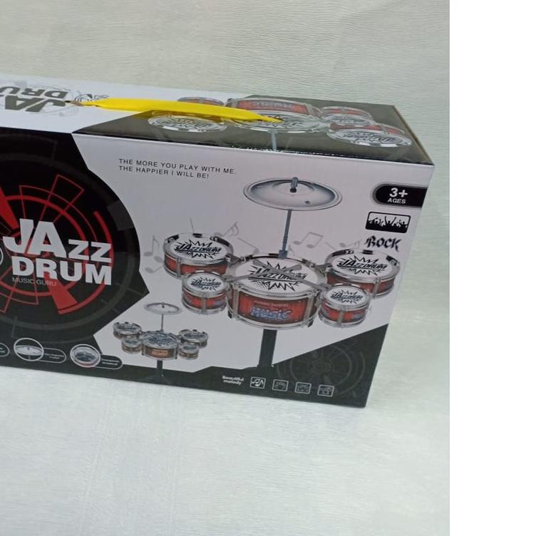 ✾ B661 Mainan Drum Jazz Anak Set-Kecil Rockstar Kit ➤