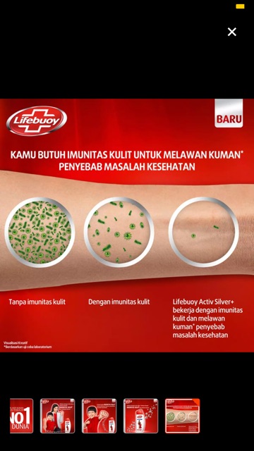 Lifebuoy Body Wash Total 10 Refill 825 ml / Sabun Cair Lifeboy merah 825ml