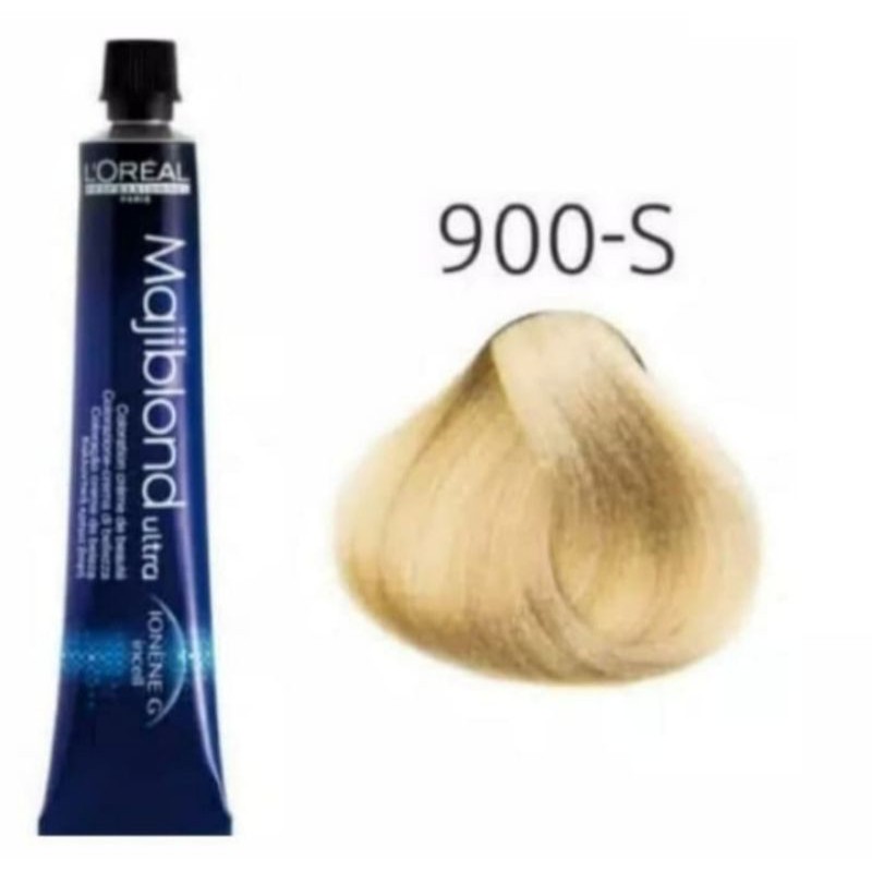 Cat rambut loreal Majiblond no 900S