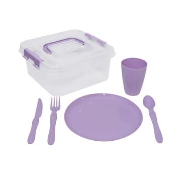 Informa Appetite MY BOX PICNIC SET, Kotak Piknik/Kotak Makan/Set Perlengkapan Makan isi 30