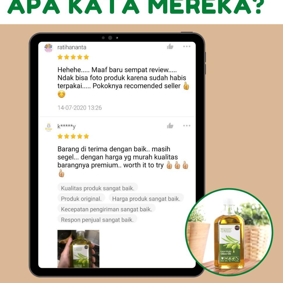 

[READY STOCK] Minyak Zaitun Murni Asli Untuk Diminum Kesehatan / EVOO / Extra Virgin Olive Oil / 250
