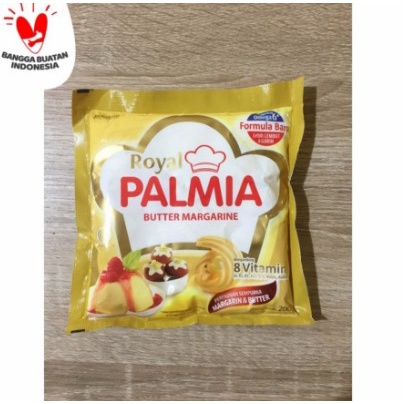 royal palmia butter margarine 200 gram