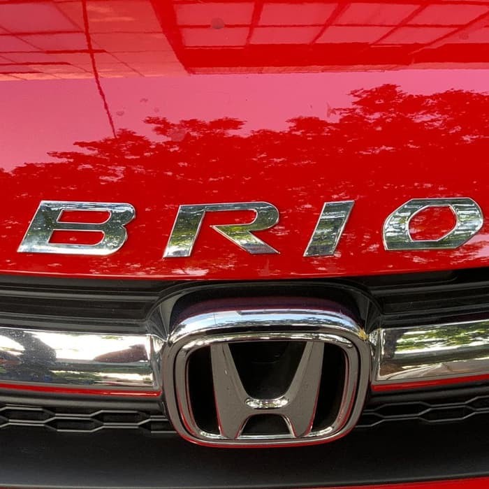 Emblem Brio Logo Brio Logo Kap Mesin Brio EMBLEM all new BRIO