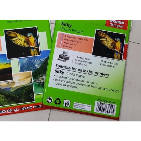

❋ V-tec Silky Photo Paper A4 260 gsm RCPP-9114A ☼