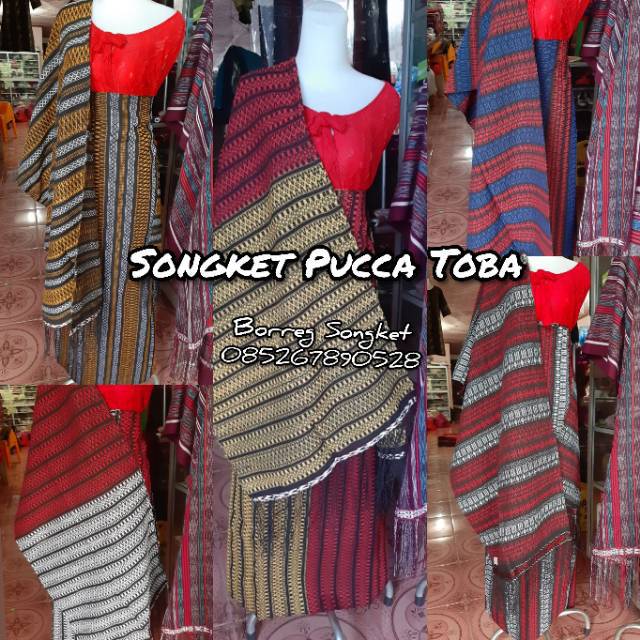 Songket Tenun Pucca Toba Bisa Untuk Pengantin Batak Sarung Selendang Pakaian Adat Wanita