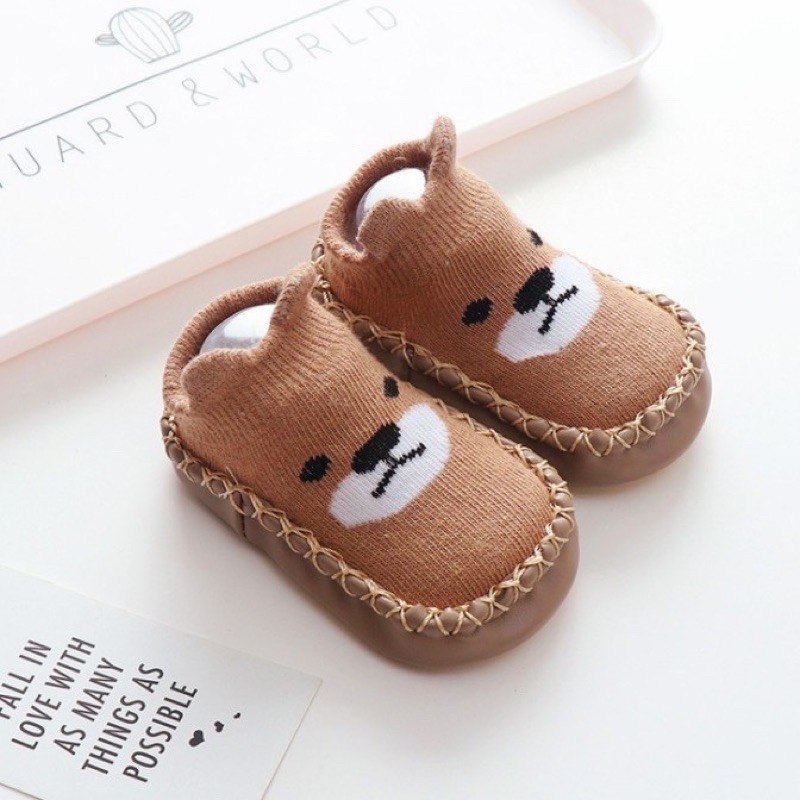 Baby Grow Sepatu Bayi Baru Lahir Lucu Antislip Motif Prewalker Baby Newborn