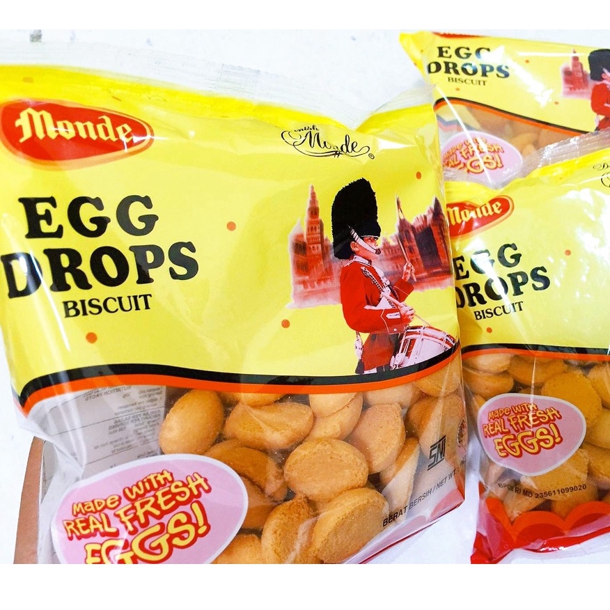 Biskuit Monde EGG DROPS With Real Fresh Eggs