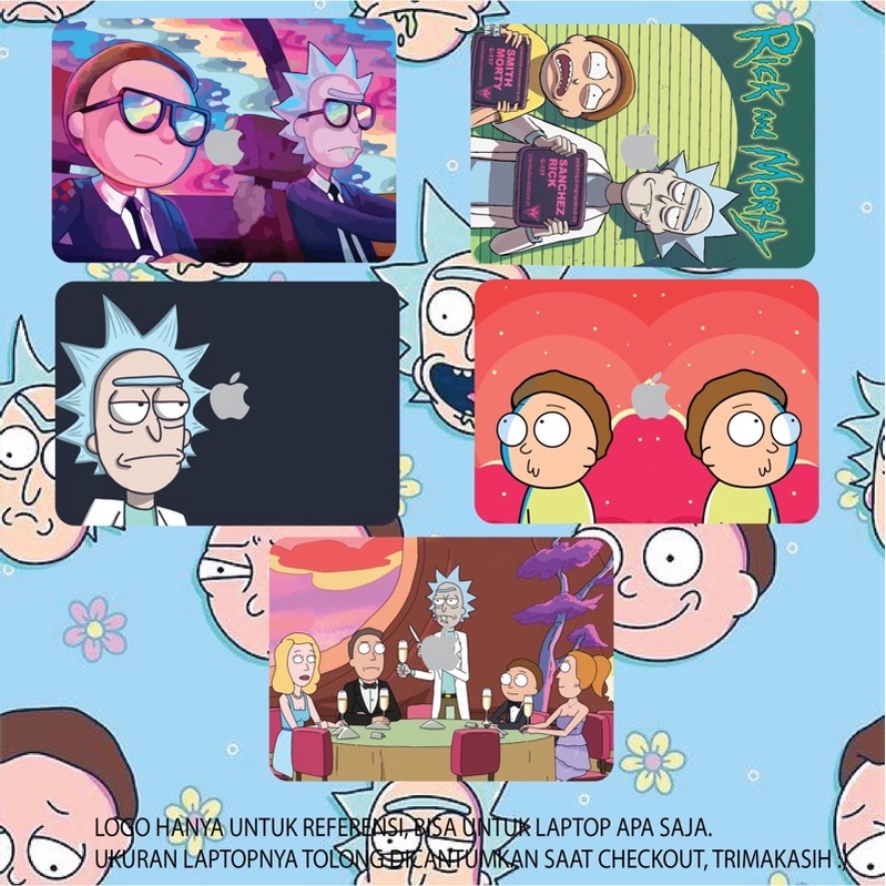 

Stickers Skin Laptop Laminating Rick n Morty segala laptop asus,macbook, lenovo,rog bs custom dll