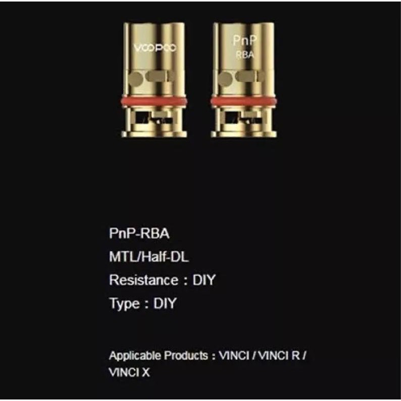 RBA VOOPOOO VINCI X - R - AIR - ARGUS PRO - ARGUS 40W - DRAG X - DRAG S - NAVI