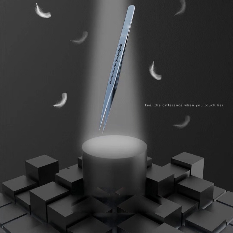 Vivi Ti11 Pinset Lurus Bahan Titanium Alloy Untuk Reparasi Motherboard Handphone