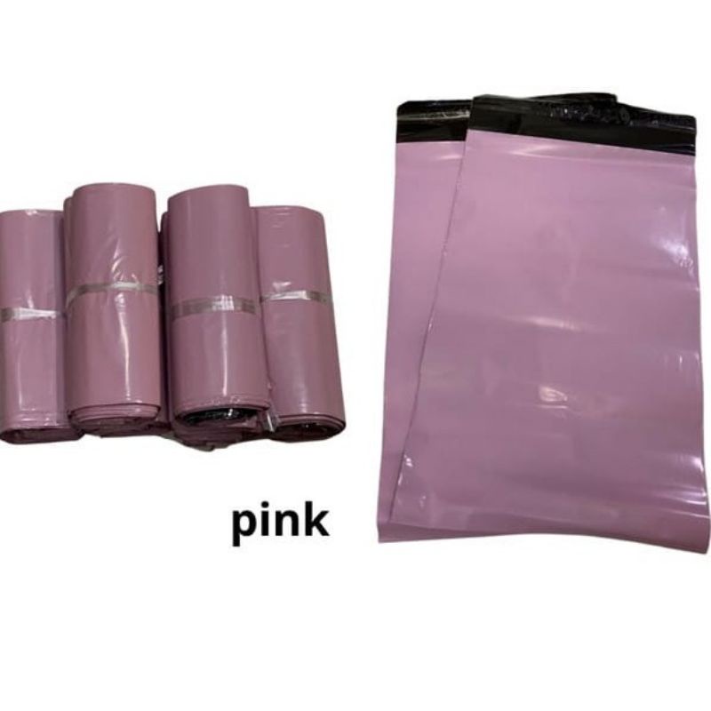 

Plastik Polymailer Packing Amplop Glossy Warna SOFT PINK 20x35cm