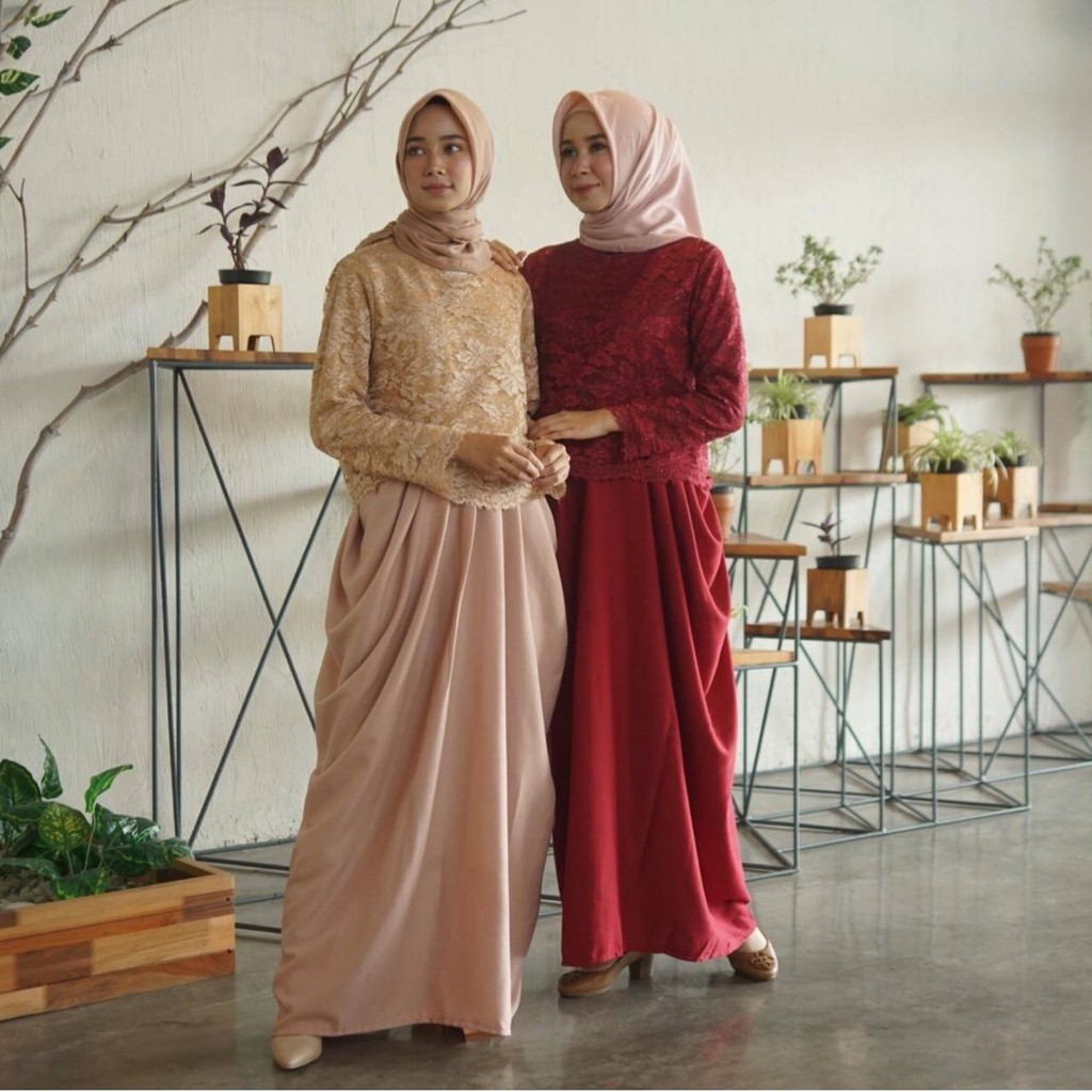 kaftan brokat CALANDA KAFTAN bahan brokat kaftan busui kaftan lebaran kaftan kondangan gamis pesta