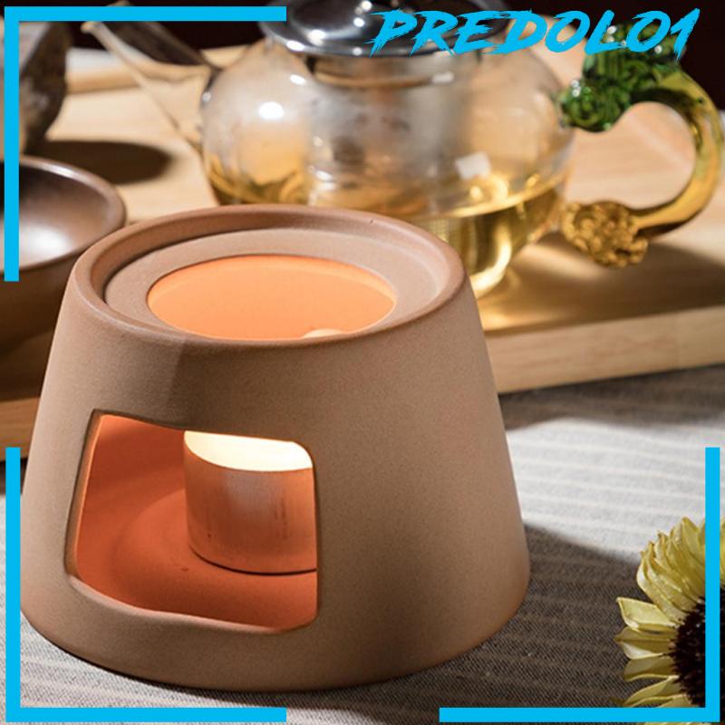 [PREDOLO1] Teapot Warmer with Candle Tea Heater for Milk Home