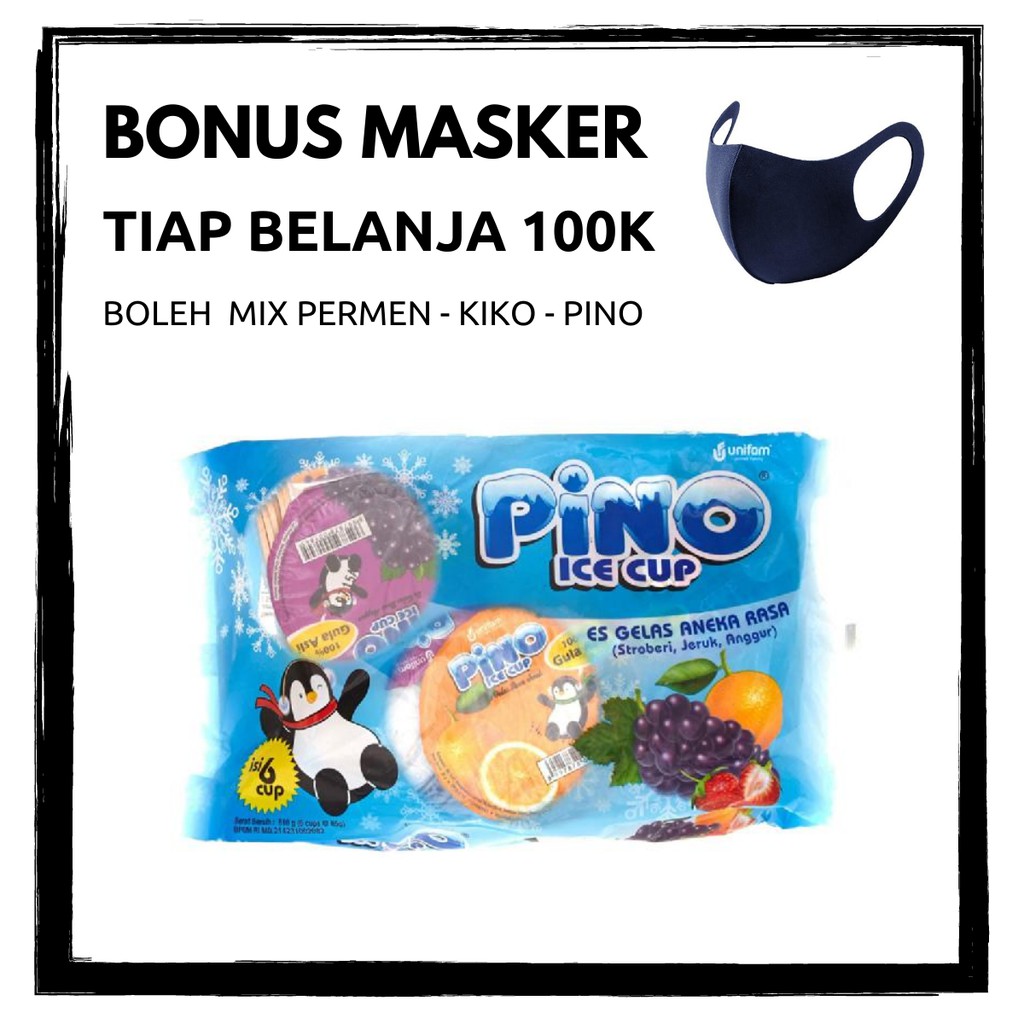 

Pino Ice Cup Paket Isi 10 Pack @6 Cup