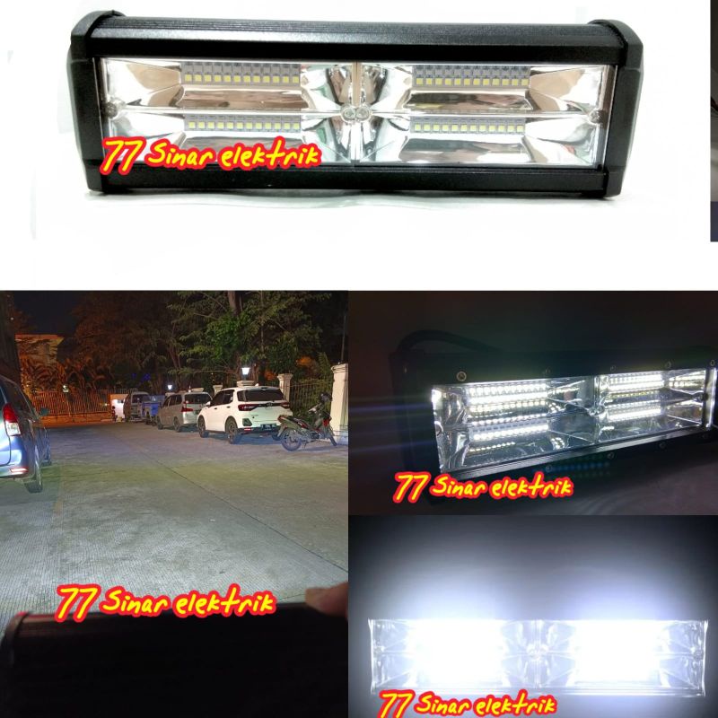 Lampu Tembak Sorot Led 48 Mata Cree Sinar Putih MYTH 12 - 80 Volt Lampu Tembak Sorot Led Mobil