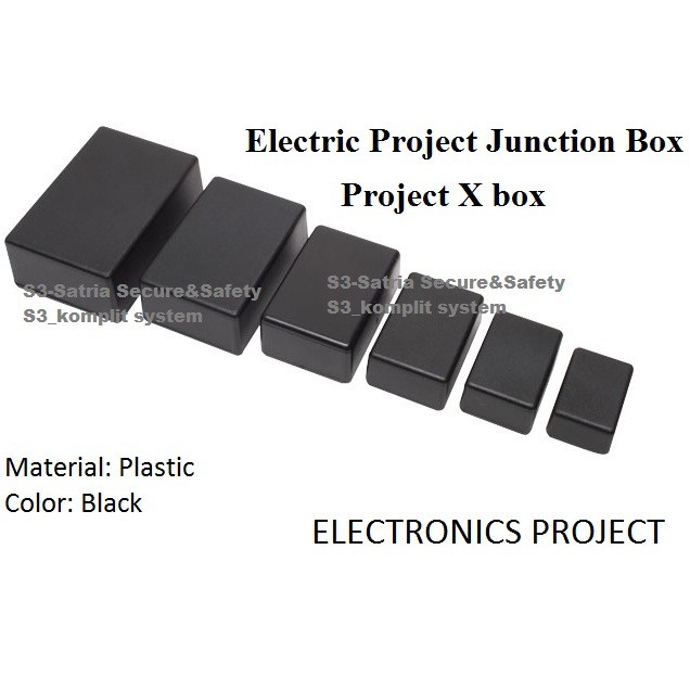 Electronic BOX Projek / BOX HITAM X1 / Casing Driver
