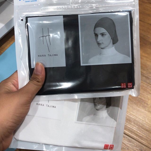 Ciput hijab UNIQLO AIRISM Hana Tajima