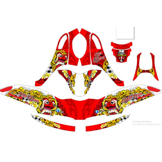 Decal sticker Scoopy 2013-2016