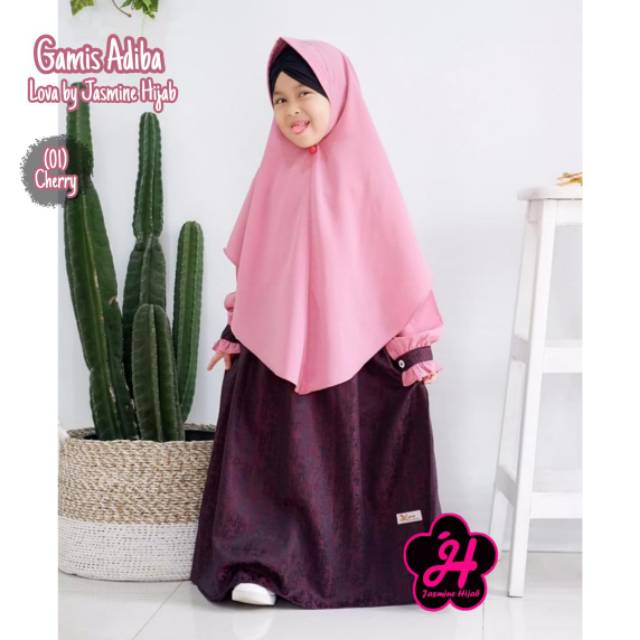 Gamis anak syari set hijab by zea ory