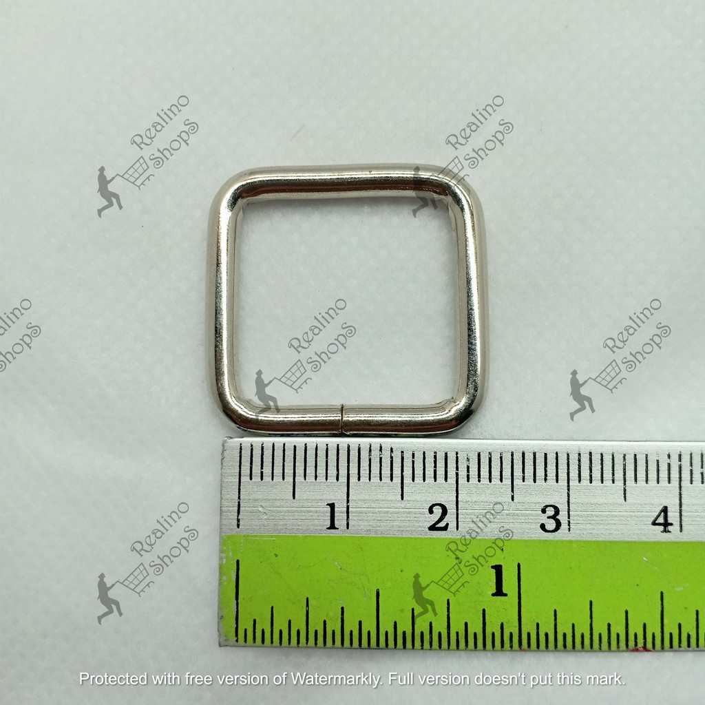 RING KOTAK TAS - 2CM NEKEL (KUALITAS B)