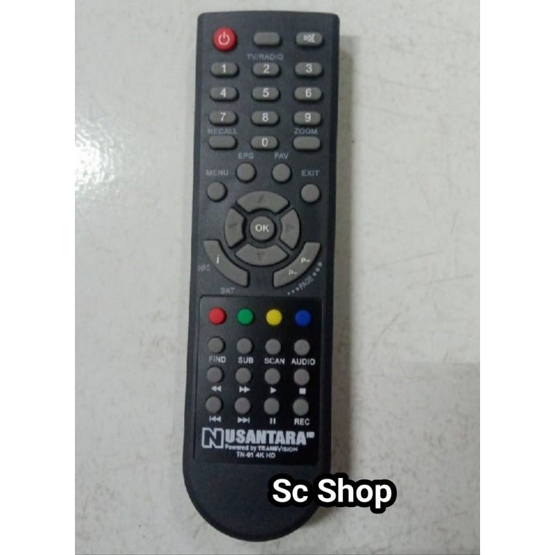 Remot Tanaka Nusantara Transvision HD bonus Batre