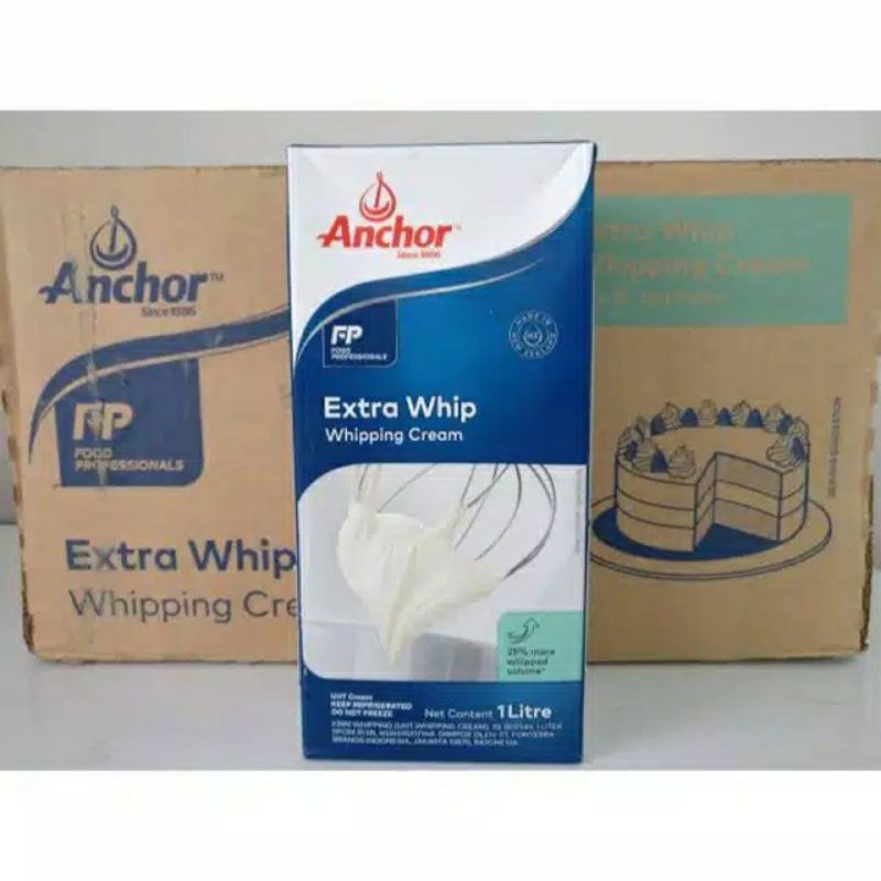 Extra Whip Whipping Cream Anchor 1 Liter
