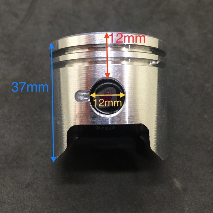 Piston Racing-Piston Bolong 44mm Gp-Mini Trail-Mini ATV Mesin Tarik 50